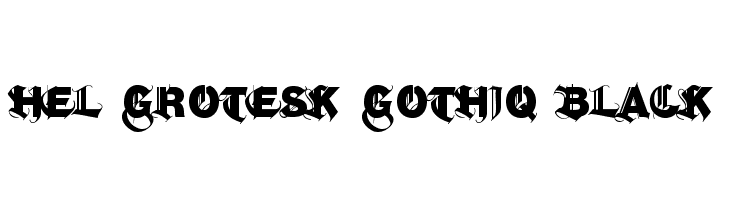 Hel Grotesk Gothiq Black  Frei Schriftart Herunterladen