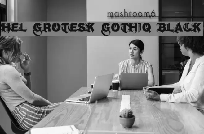 Hel Grotesk Gothiq Black Font examples