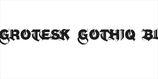 Hel Grotesk Gothiq Black Logo