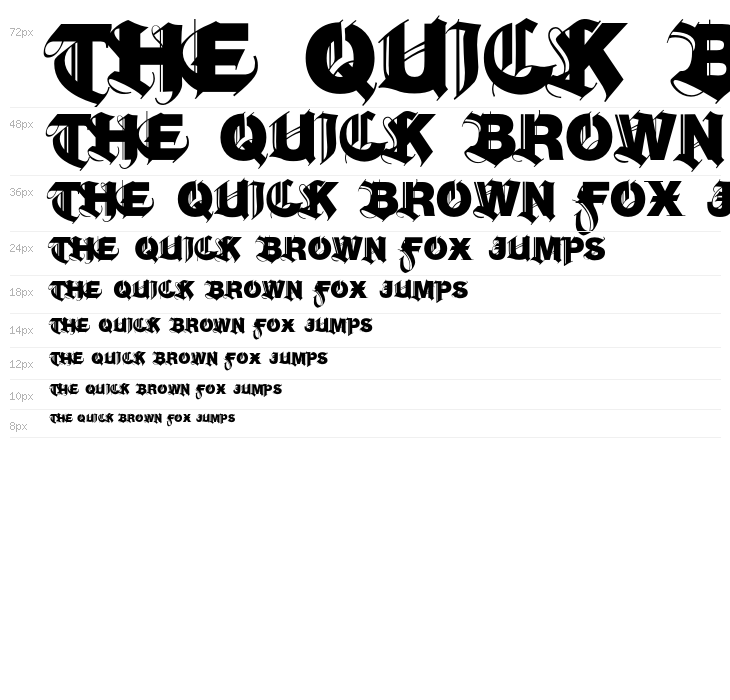 Hel Grotesk Gothiq Black Waterfall