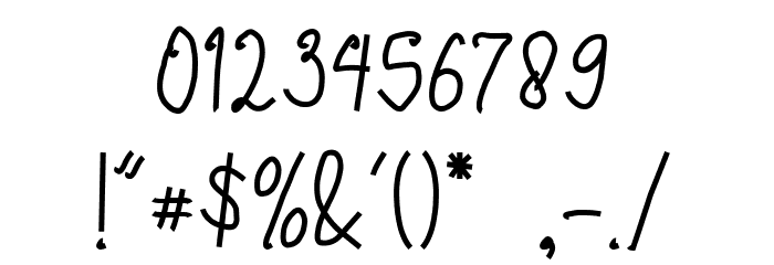 Helavionitta Font OTHER CHARS