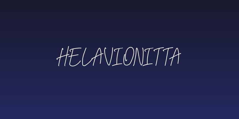 Helavionitta Social Header