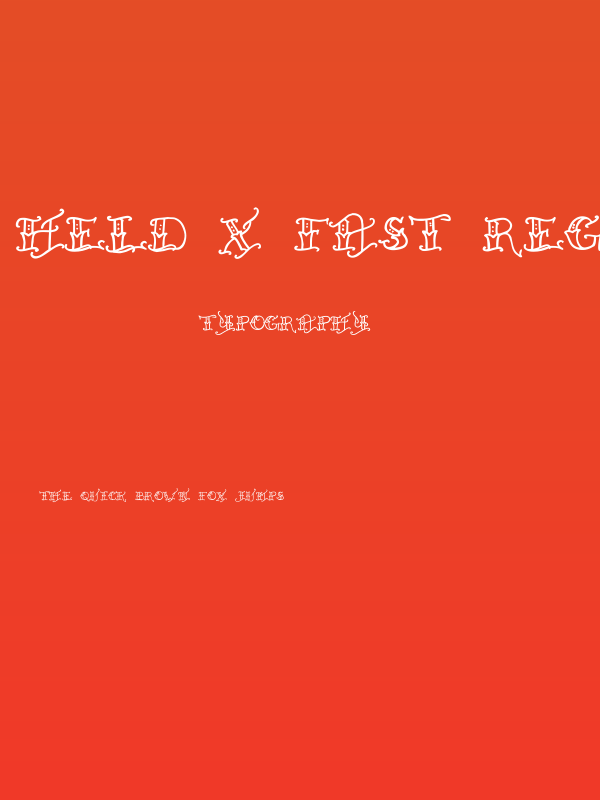 Held x Fast Regular Poster