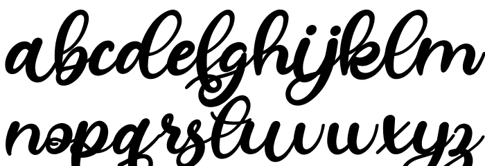 Helegra FREE Font LOWERCASE