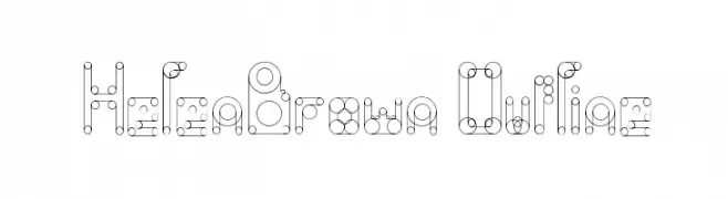 HelenBrown Outline  Free Fonts Download