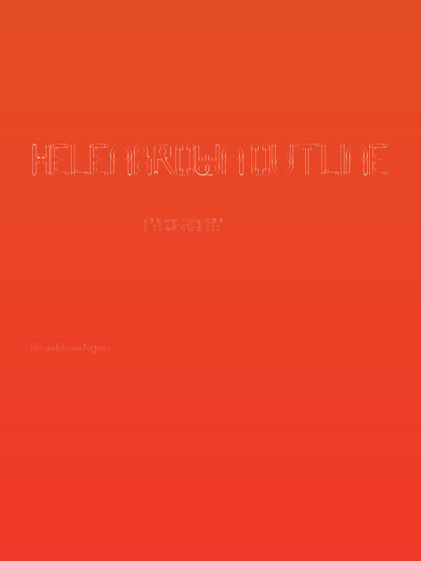 HelenBrown Outline Poster