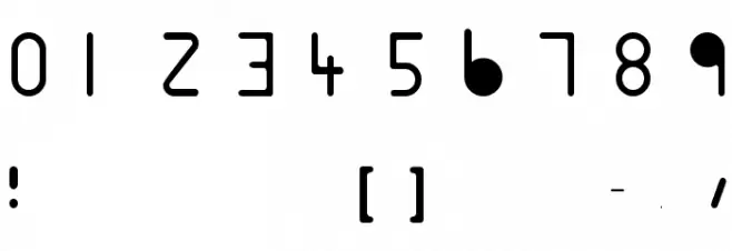 HelenBrownSolid Font OTHER CHARS