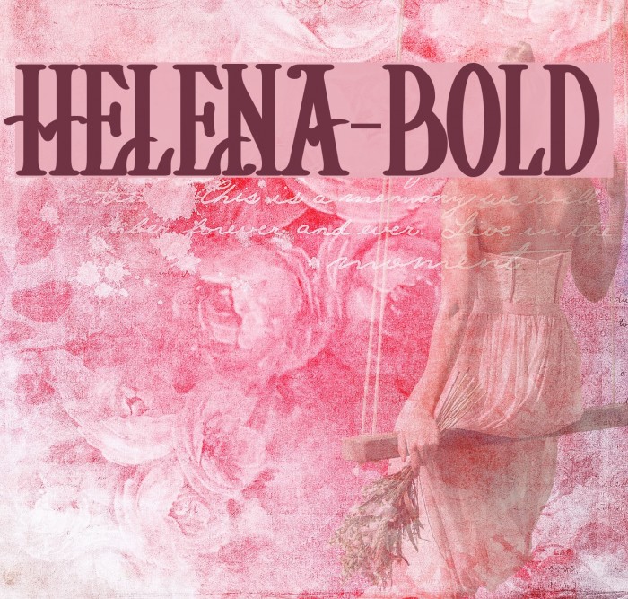 Helena-Bold フォント examples