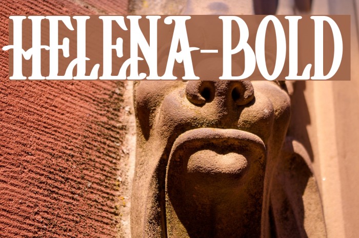 Helena-Bold フォント examples