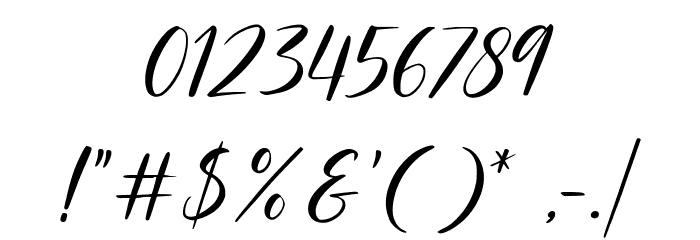 Helena Johnsmith Font OTHER CHARS
