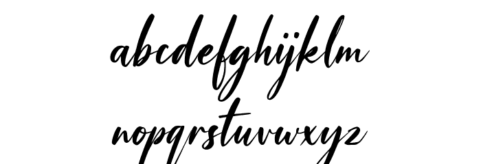 Helena Johnsmith Font LOWERCASE