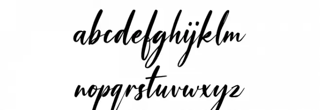 Helena Johnsmith Font LOWERCASE
