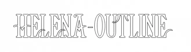 Helena-Outline  font caratteri gratis