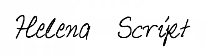Helena Script  フリーフォントのダウンロード