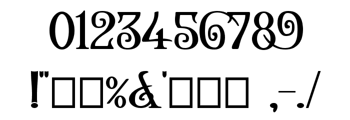 Helena-Squat Font OTHER CHARS