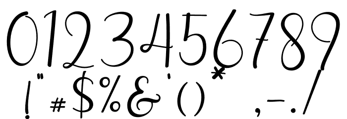 Helena Sweety Font OTHER CHARS