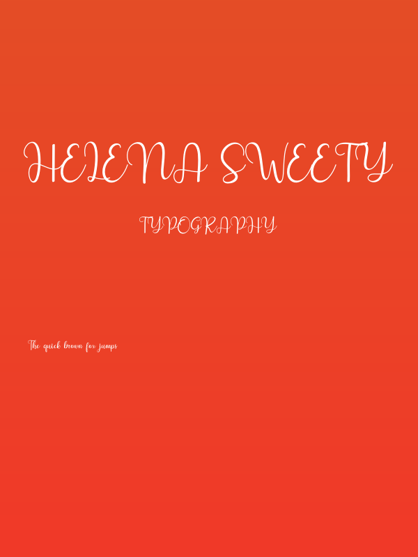 Helena Sweety Poster