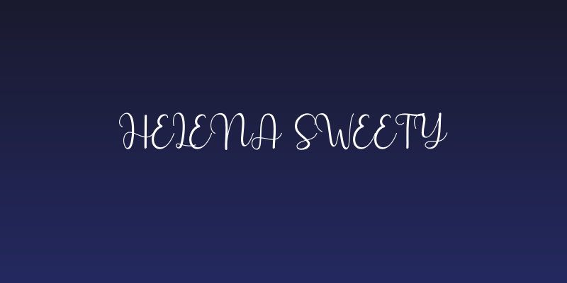 Helena Sweety Social Header