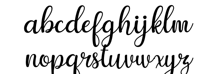 Helena Sweety Font LOWERCASE
