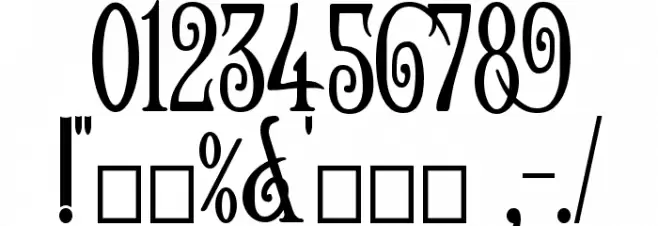 Helena Font OTHER CHARS