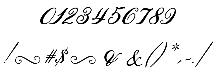 HelenaScript ES Font OTHER CHARS