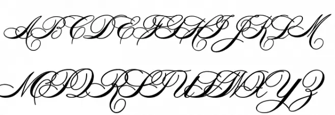 HelenaScript ES Schriftart Groß