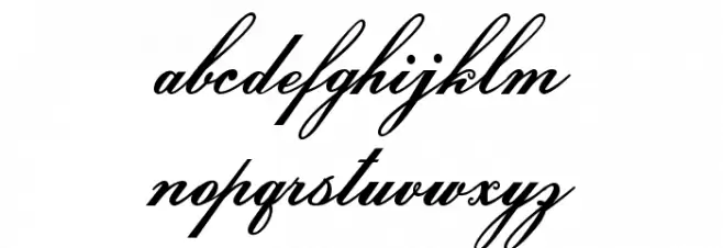 HelenaScript ES 字体 小写