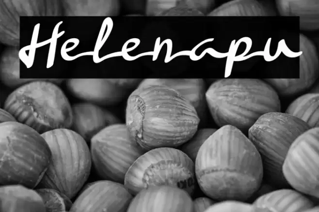 Helenapu Font examples