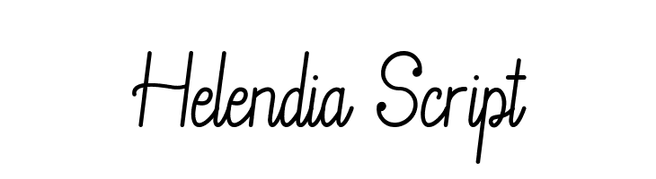 Helendia Script  नि: शुल्क फ़ॉन्ट्स डाउनलोड