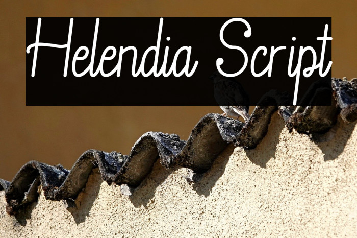 Helendia Script Example 1