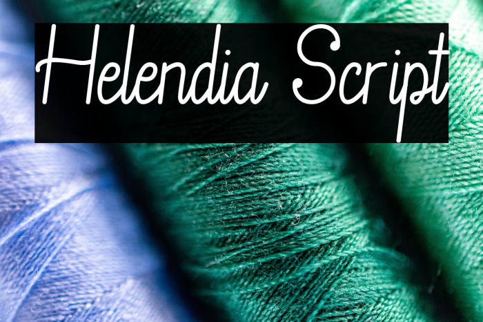 Helendia Script Example 2
