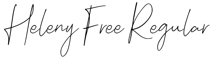 Heleny Free Regular Caratteri