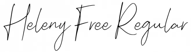 Heleny Free Regular フォント