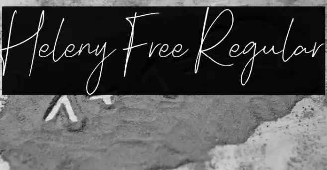 Heleny Free Regular フォント examples