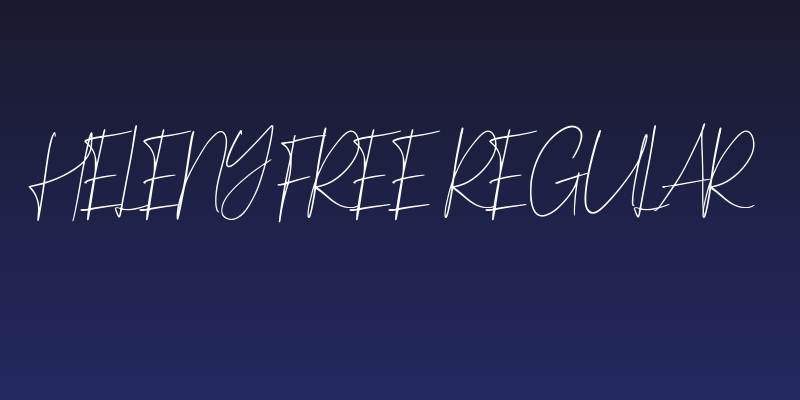 Heleny Free Regular Social Header