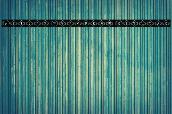 Heleny Monogram Regular Example 2