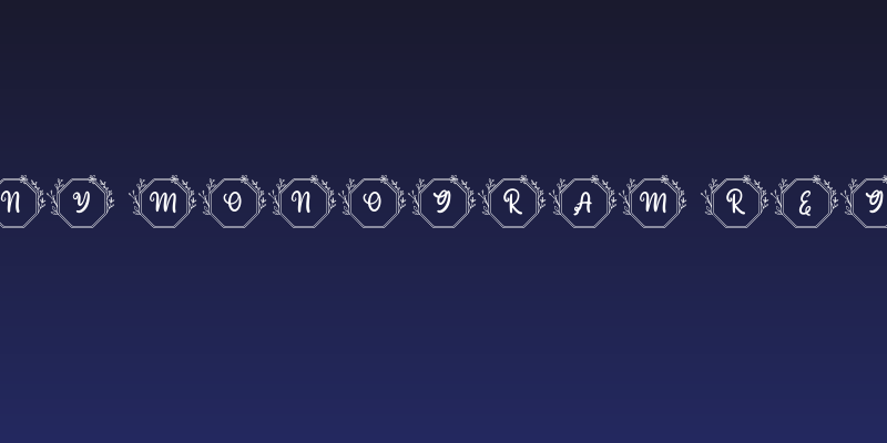 Heleny Monogram Regular Social Header