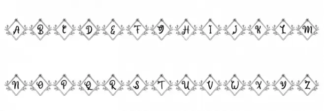 Heleny Monogram Regular خط أحرف صغيرة