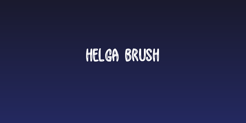 Helga Brush Social Header