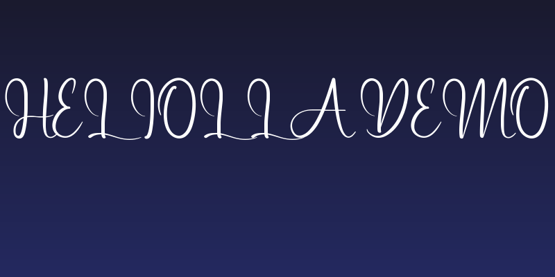 Heliolla Demo Social Header