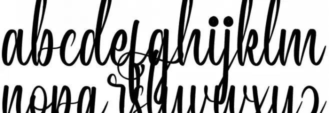 Heliolla Demo Font LOWERCASE