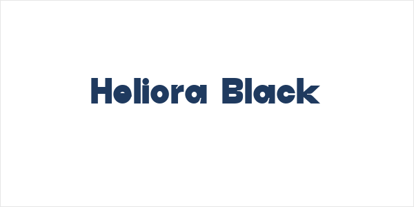 Heliora Black Logo