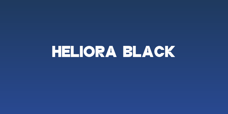 Heliora Black Social Header
