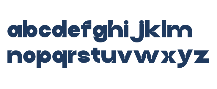 Heliora Black Lowercase