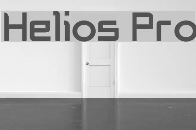 Helios Pro Font examples