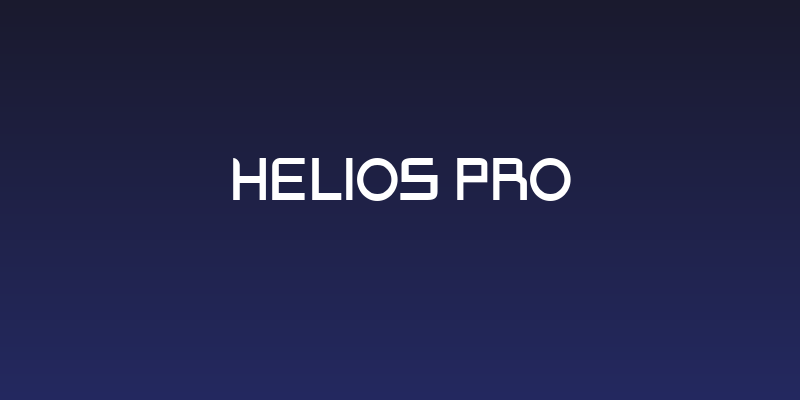 Helios Pro Social Header