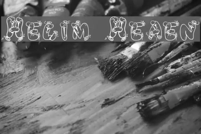 Helium Heaven Font examples