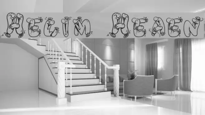 Helium Heaven Font examples