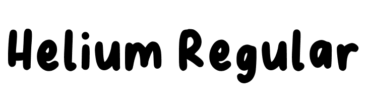 Helium Regular  नि: शुल्क फ़ॉन्ट्स डाउनलोड