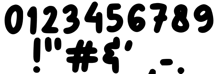 Helium Regular Font OTHER CHARS